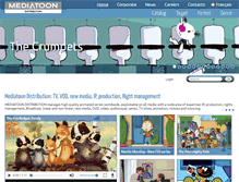 Tablet Screenshot of mediatoon-distribution.com